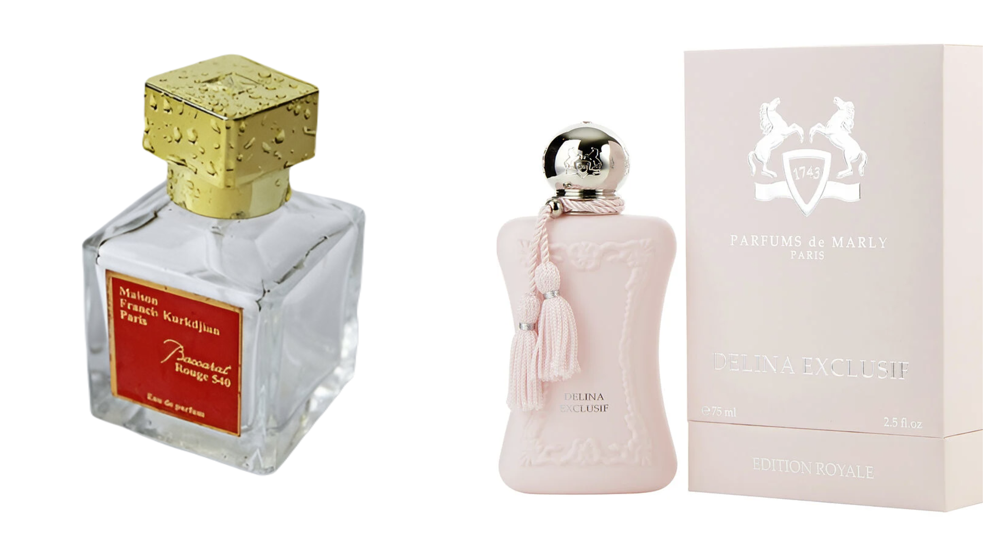 Baccarat Rouge 540 (Maison Francis Kurkdjian) vs. Parfums de Marly Delina